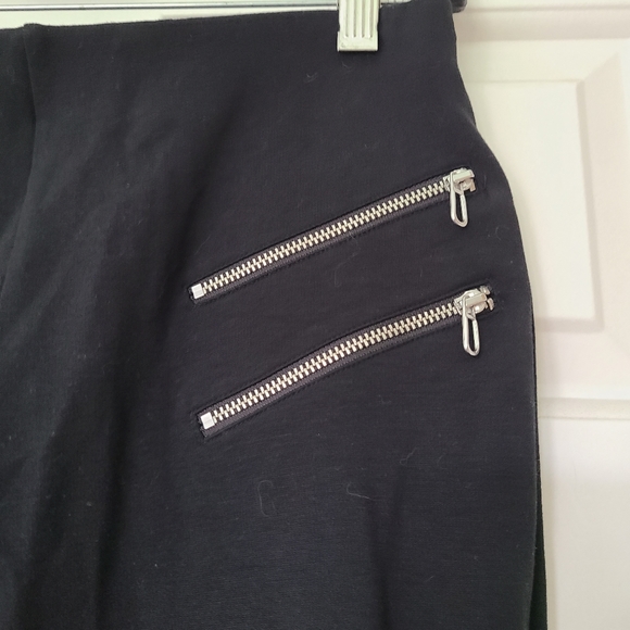NWOT Nordstrom zipper moto leggings sz S - Picture 2 of 4